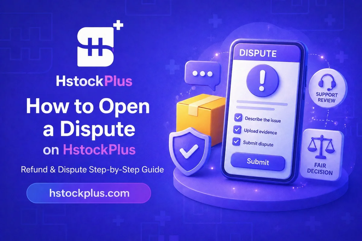 How to Open a Dispute on HstockPlus