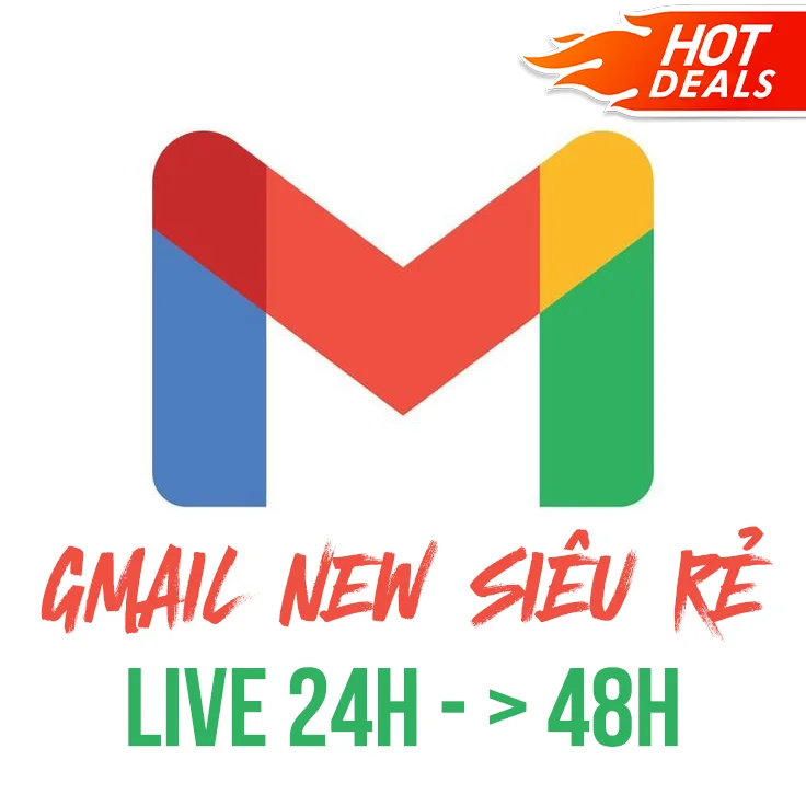 Gmail New - Live 24H - 48H at Super Cheap Price - @gmail.com domain