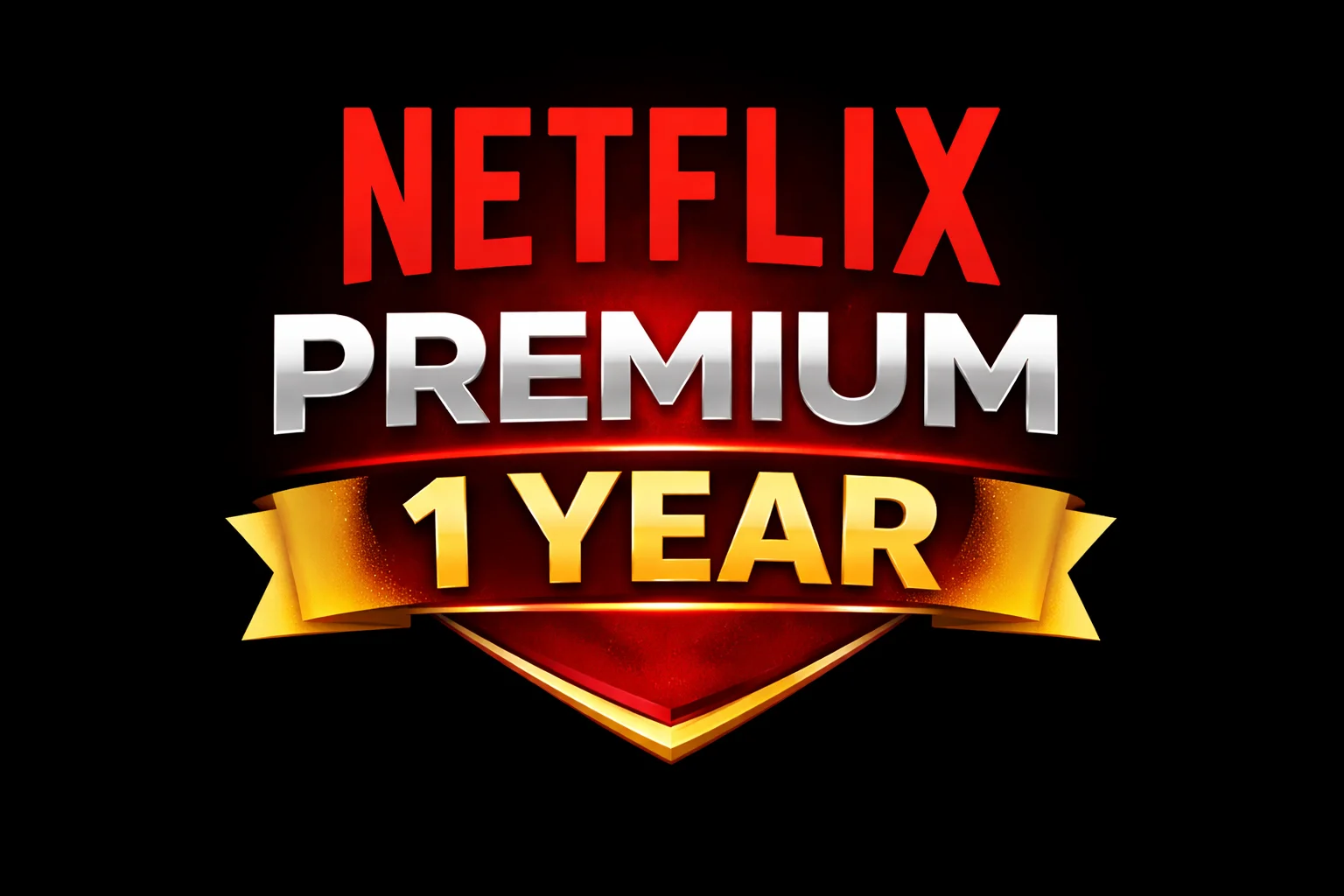 1 Year Netflix Premium Account – Ultra HD 4K