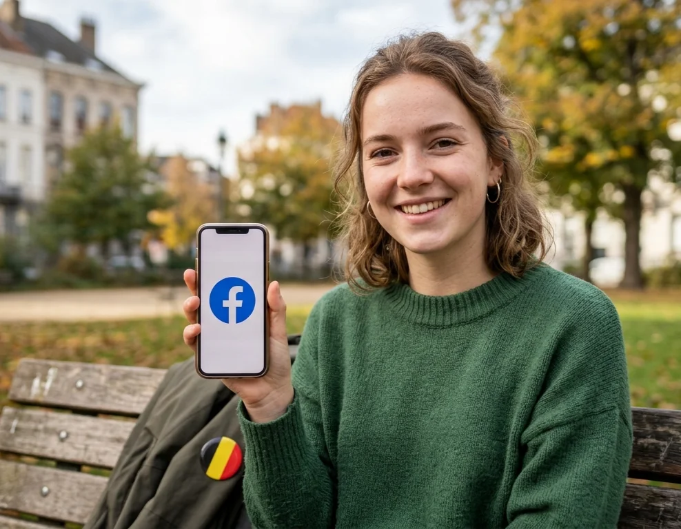 Belgium IP Created Female Facebook Account 🇧🇪 | Outlook Verified | Full Access Included
