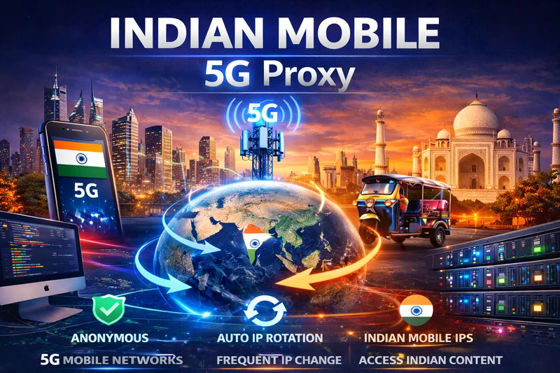 印度移动5G代理 – 无限流量月度套餐