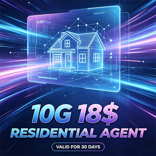 Residential Proxy, 10 GB, 30 days