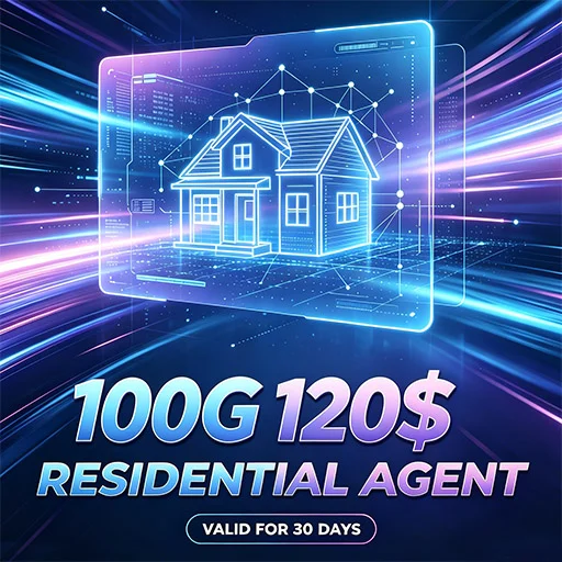 Residential Proxy, 100 GB, 30 days