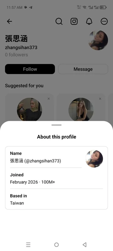 Tài khoản Đài Loan mới luồng