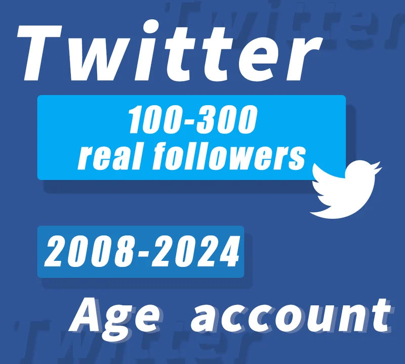 Twitter 100-300 متابع حقيقي + حسابات من 2006-2025 + يشمل بريد Microsoft + رمز المصادقة auth_token + مصادقة ثنائية 2fa