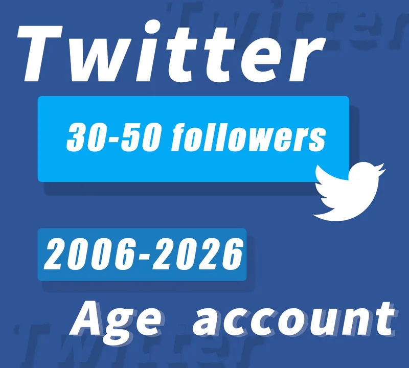 Twitter 30-50 Real Followers-2006-2025+ includes Microsoft Email + auth_token + 2fa