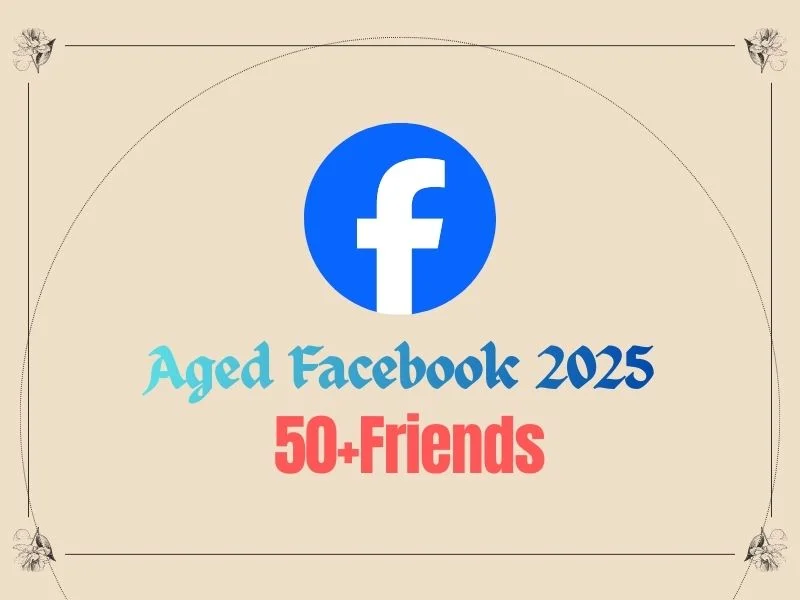 ✅ Aged Facebook ✅ 3 Monthls Old ✅ 50 + Friends ✅ Manually Registration ✅ Email Verify ✅