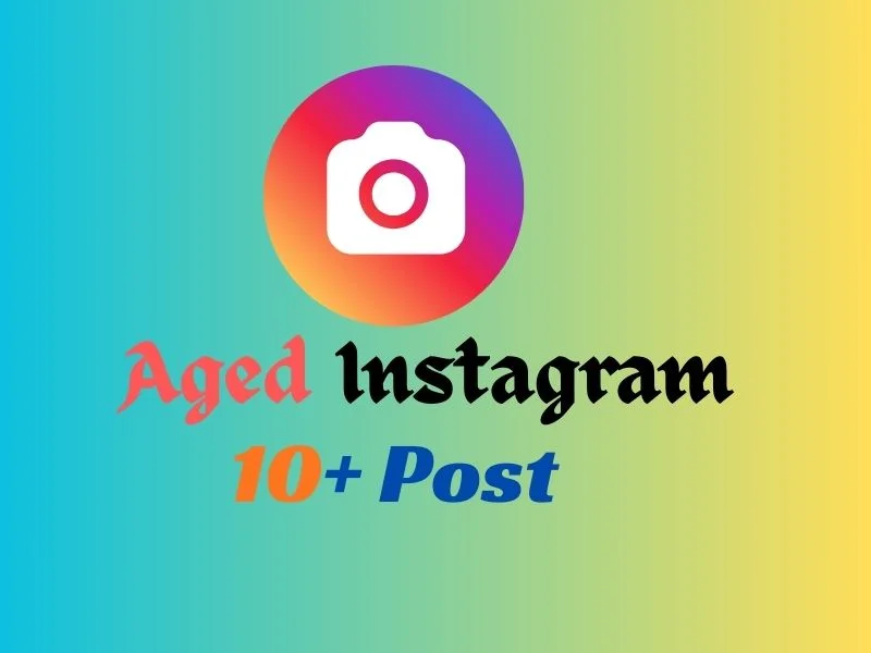 ✅Aged Instagram ✅8+ Month Aged ✅ 10 Post ✅ 