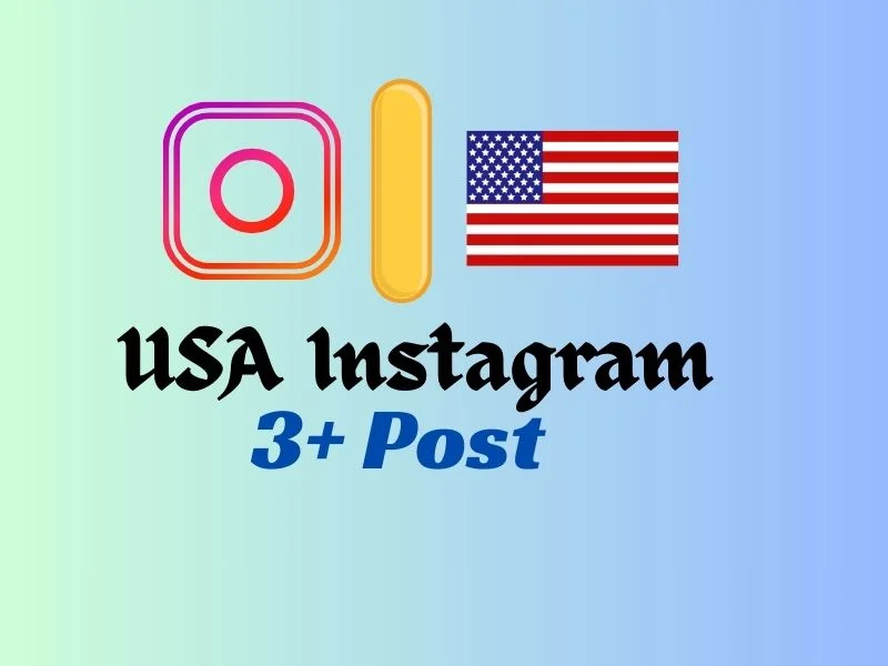 ✅USA Instagram With 3 Post ✅