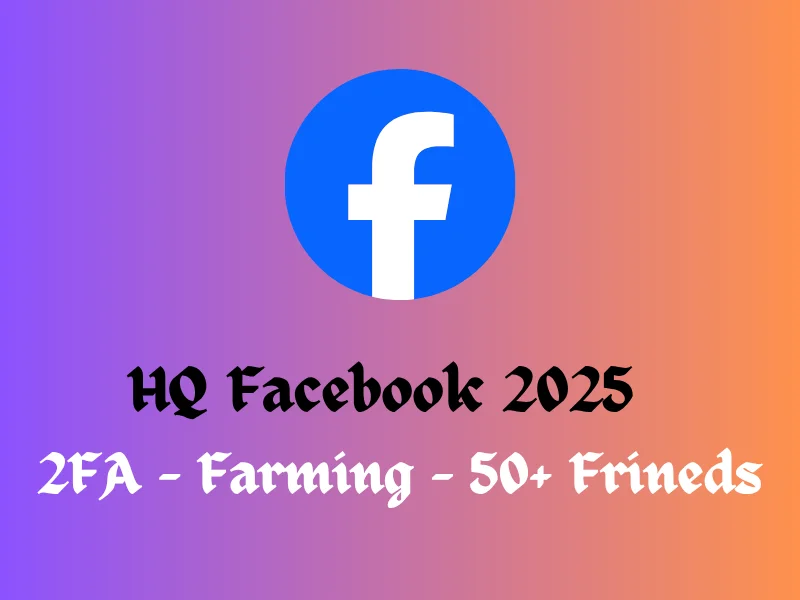 ✅ फेसबुक 2025 50+ मित्रों के साथ ✅ मैन्युअल पंजीकरण ✅ फार्मिंग 2026 ✅ मेल शामिल