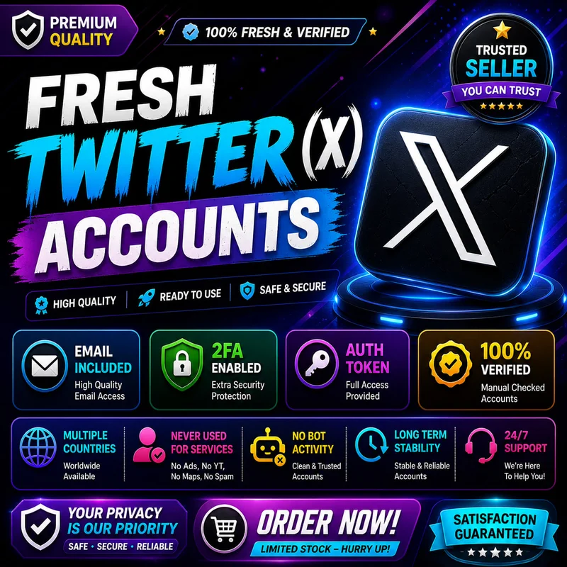 🔥 Frische X (Twitter) Konten 🐦 Inklusive E-Mail 📧 2FA aktiviert 🔐 Auth-Token bereit ⚡ 🚀