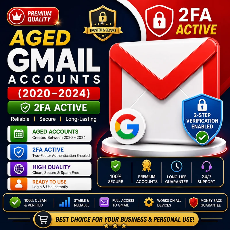 🔐📧 ÄLTERE GMAIL-KONTEN (2020–2024) 📅 🔒 2FA AKTIV