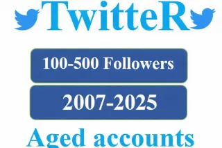 تويتر قديم 🐦 2007–2025 | 100–500 متابع | البريد الأولي مضمن | التحقق بخطوتين مفعل