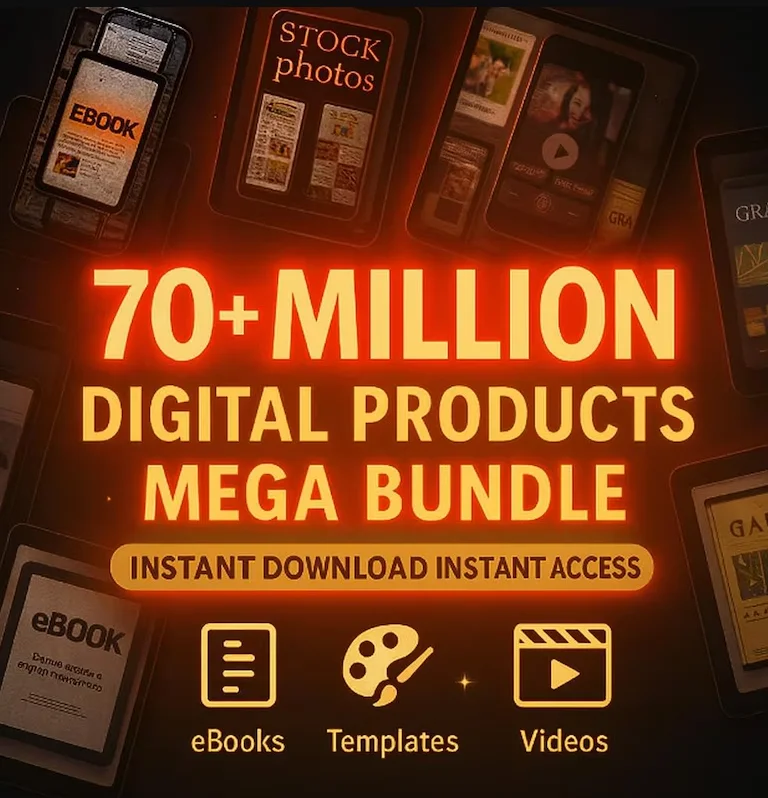 Мега-набор из 70M+ цифровых товаров | Лицензия PLR MRR