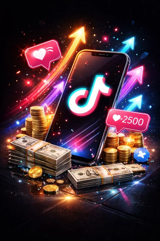 Conta nova do TikTok