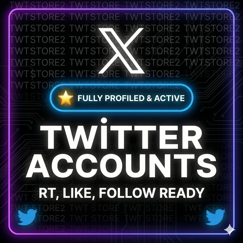 مکمل پروفائل شدہ NFT Twitter | RT، لائک، فالو کے لیے تیار | 2FA + ٹوکن