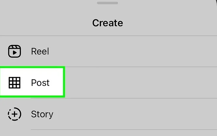 Crear una nueva publicación en Instagram